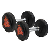 Bodyfuel Rubber Coated Professional Bouncer Dumbbell for Full Body Workout Home Gym Set of 2